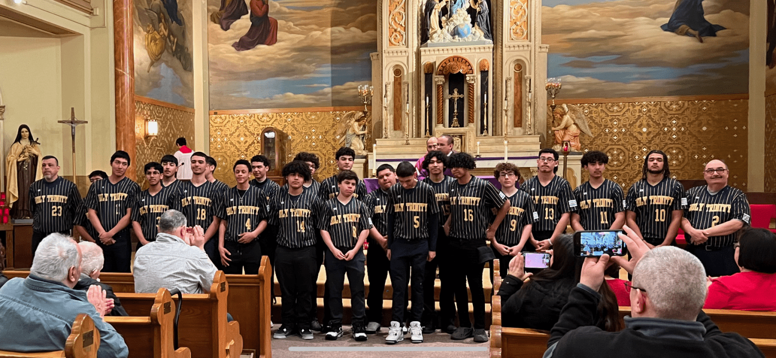 Holy Trinity Baseball Visits Holy Rosary Church for 15th Annual Team ...